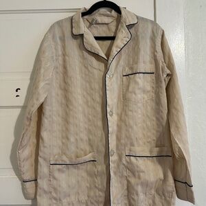 Vintage Christian Dior pajama shirt